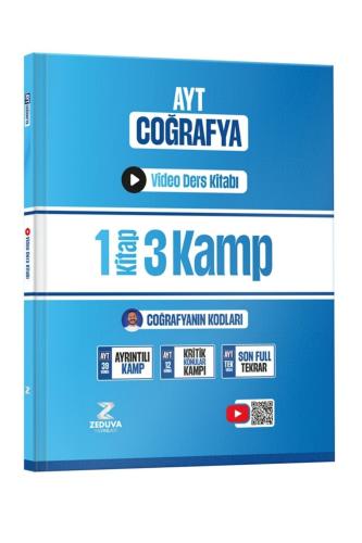 ZEDUVA COĞRAFYANIN KODLARI AYT COĞRAFYA 1KİTAP 3 KAMP VİDEO DERS KİTABI